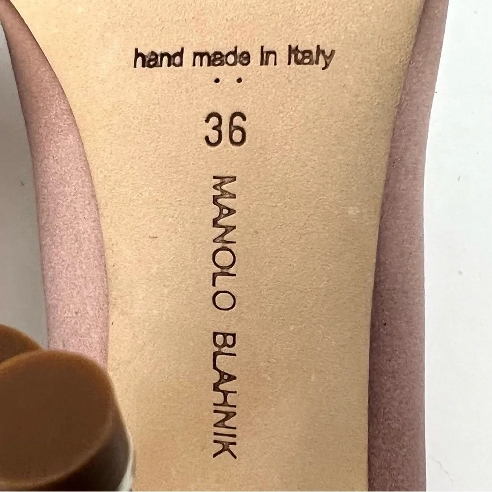 MANOLO BLAHNIK Hangisi Pump sz 6 - Picture 10 of 15